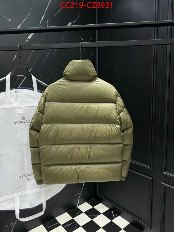Down jacket Men-Moncler high quality ID: CZ8921 $: 219USD