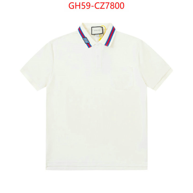 Clothing-Gucci high quality designer replica ID: CZ7800 $: 59USD
