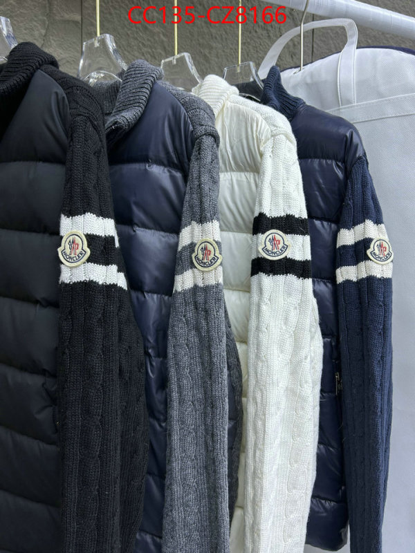 Down jacket Men-Moncler aaaaa+ quality replica ID: CZ8166 $: 135USD