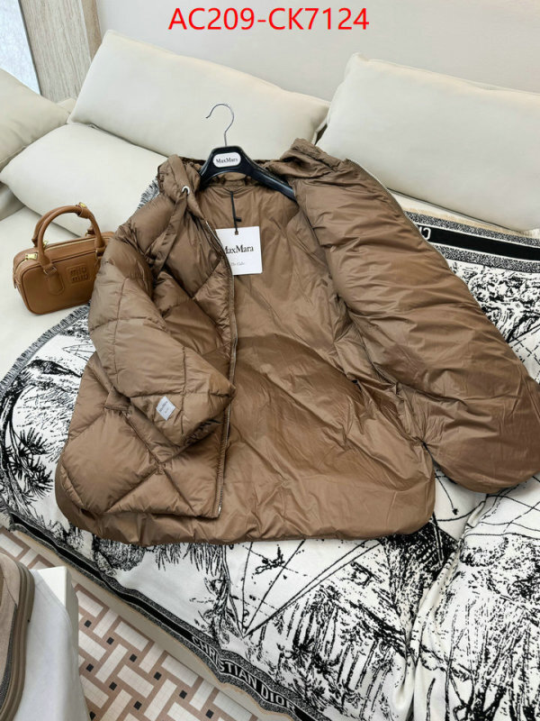 Down jacket Women-MaxMara buy best high-quality ID: CK7124 $: 209USD