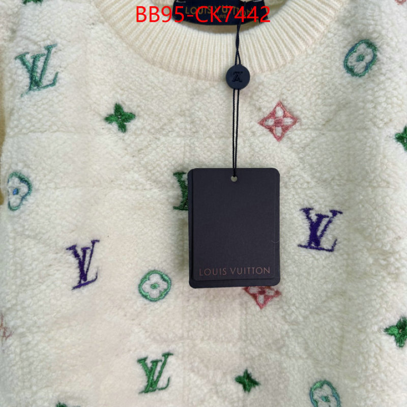 Clothing-LV fashion designer ID: CK7442 $: 95USD