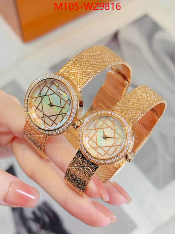 Watch(4A)-Dior buy 1:1 ID: WZ9816 $: 105USD