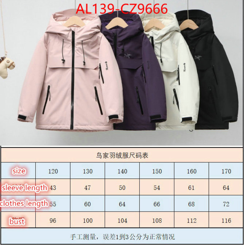 Kids clothing-Down jacket exclusive cheap ID: CZ9666 $: 139USD