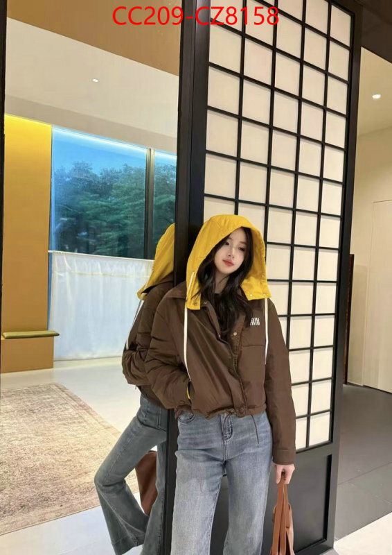 Down jacket Women-Miu Miu what are the best replica ID: CZ8158 $: 209USD