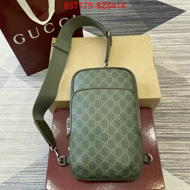 Gucci Bags(TOP)-Crossbody- best quality fake ID: BZ8414 $: 179USD,
