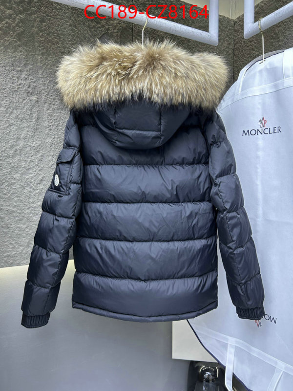 Down jacket Men-Moncler good quality replica ID: CZ8164 $: 189USD
