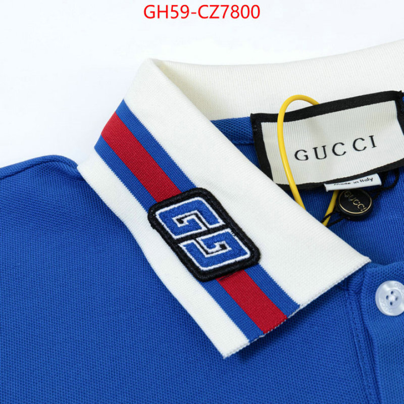 Clothing-Gucci high quality designer replica ID: CZ7800 $: 59USD