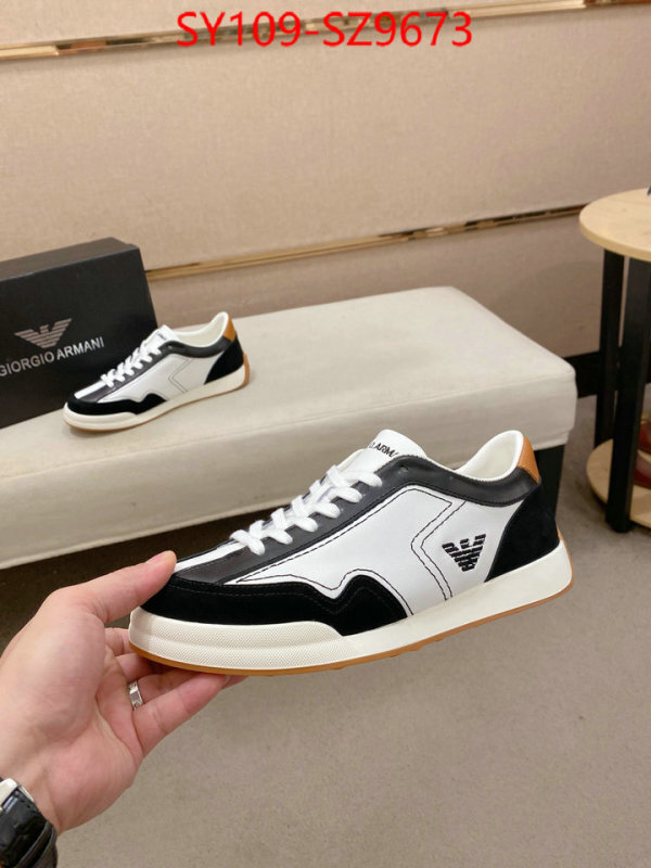 Men shoes-Armani top perfect fake ID: SZ9673 $: 109USD