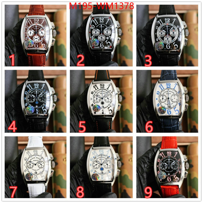Watch(TOP)-Franck Muller buy luxury 2024 ID: WM1378 $: 195USD