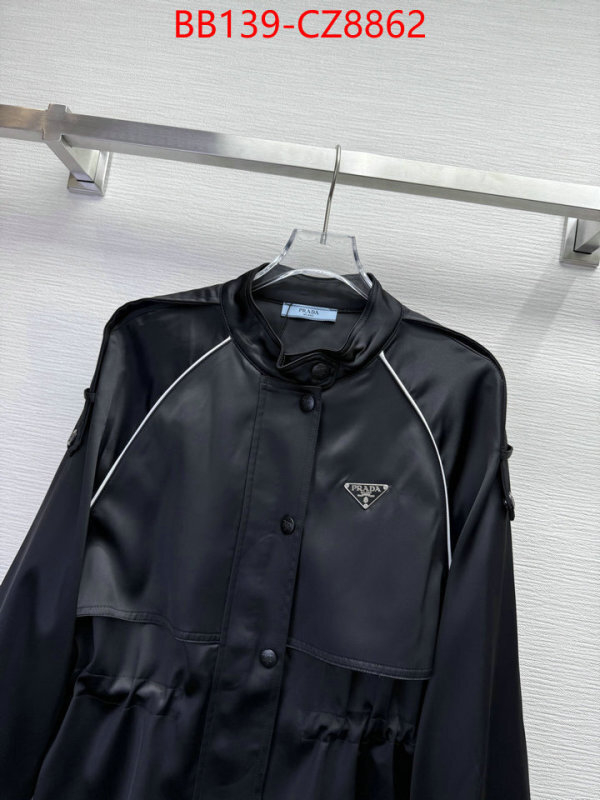 Clothing-Prada luxury shop ID: CZ8362 $: 139USD