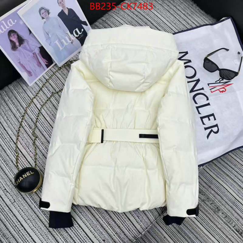 Down jacket Women-Moncler the best quality replica ID: CK7483 $: 235USD