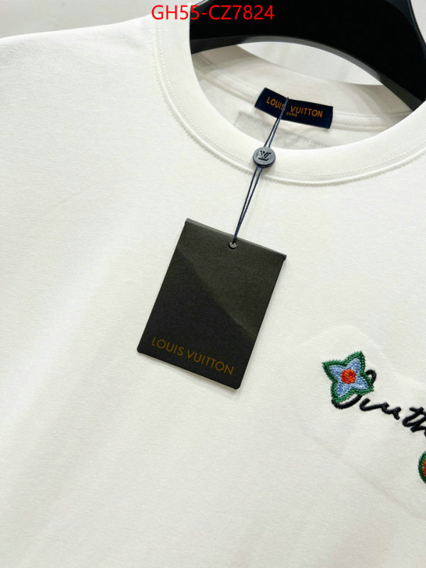 Clothing-LV high quality perfect ID: CZ7824 $: 55USD
