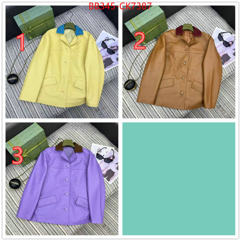 Clothing-Gucci buying replica ID: CK7387 $: 345USD