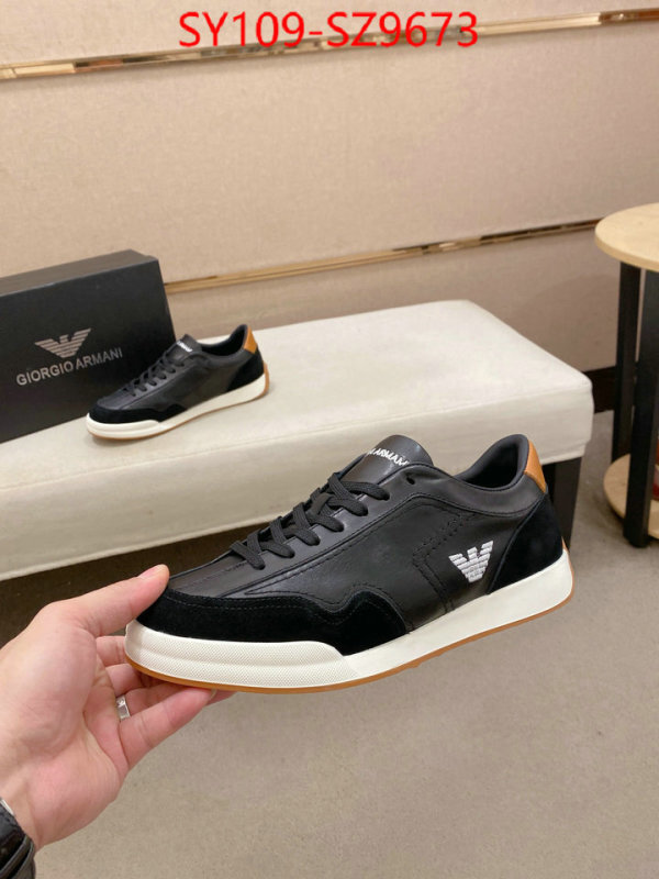 Men shoes-Armani top perfect fake ID: SZ9673 $: 109USD