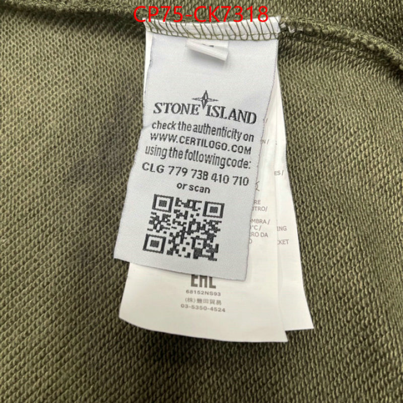 Clothing-Stone Island 7 star replica ID: CK7318 $: 75USD