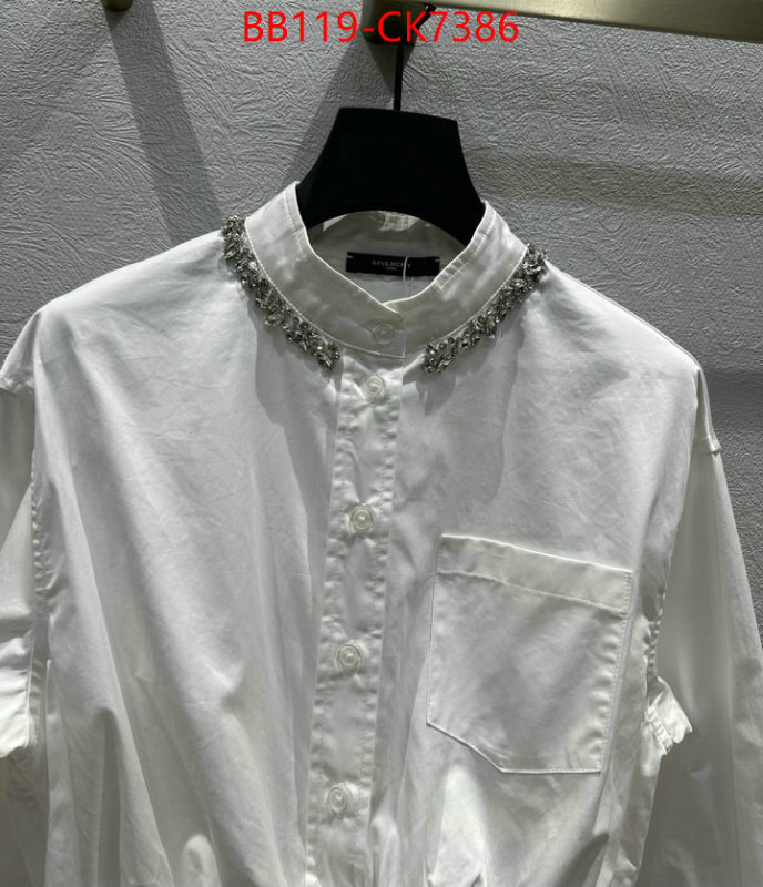 Clothing-Givenchy best replica 1:1 ID: CK7386 $: 119USD