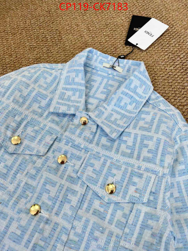 Clothing-Fendi replica aaaaa+ designer ID: CK7183 $: 119USD