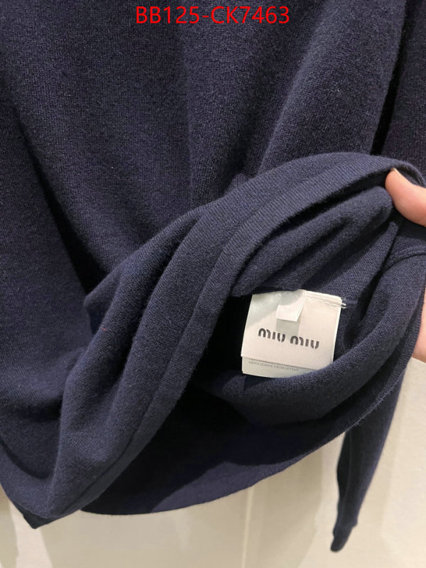 Clothing-MIU MIU replicas buy special ID: CK7463 $: 125USD