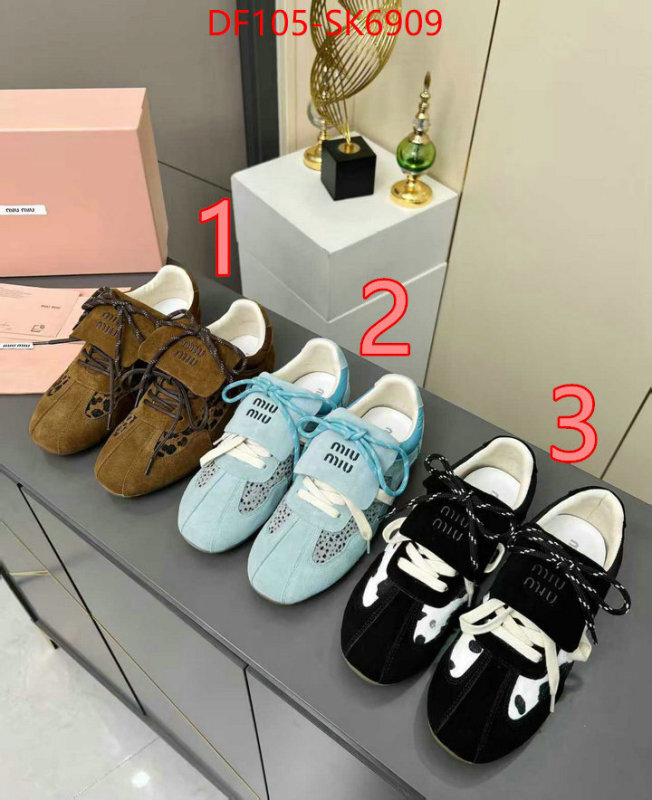 Women Shoes-Miu Miu designer 1:1 replica ID: SK6909 $: 105USD