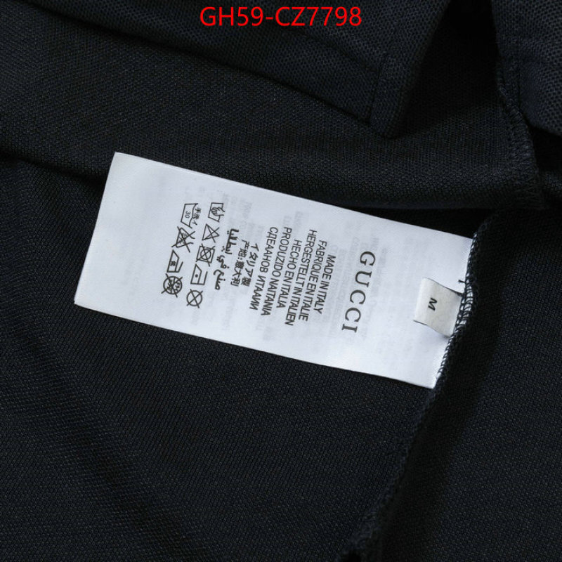 Clothing-Gucci quality replica ID: CZ7798 $: 59USD