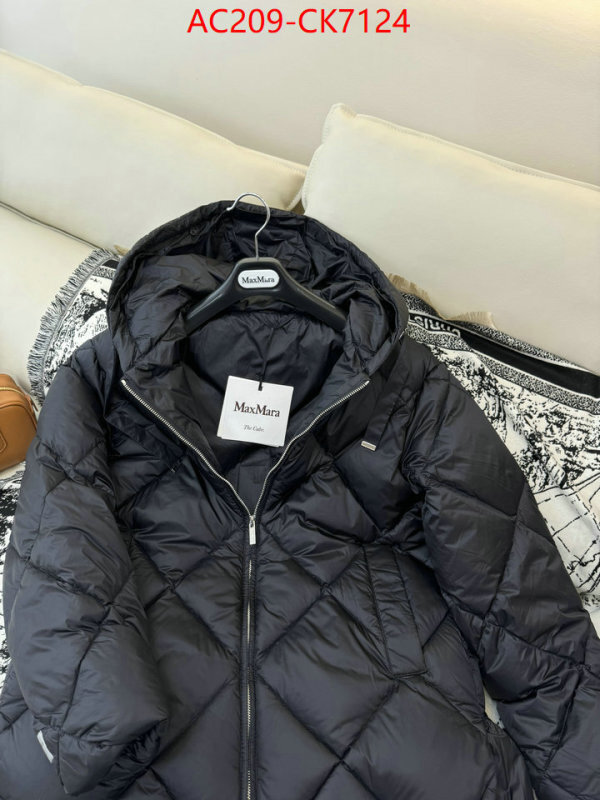 Down jacket Women-MaxMara buy best high-quality ID: CK7124 $: 209USD