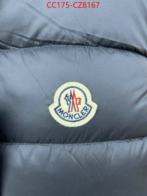 Down jacket Men-Moncler what is a 1:1 replica ID: CZ8167 $: 175USD