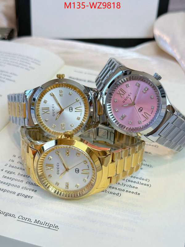 Watch(4A)-Gucci 1:1 ID: WZ9818 $: 135USD