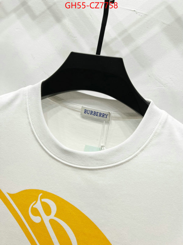 Clothing-Burberry hot sale ID: CZ7758 $: 55USD