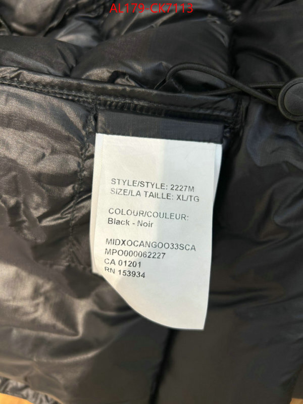 Down jacket Women-Canada Goose shop the best high quality ID: CK7113 $: 179USD
