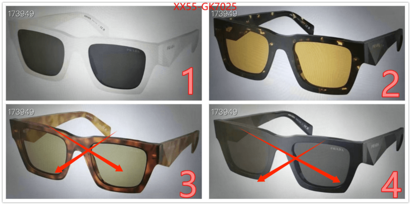 Glasses-Prada knockoff ID: GK7025 $: 55USD