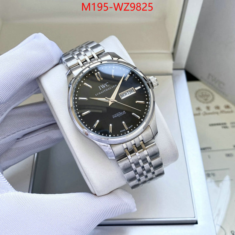 Watch(4A)-IWC luxury fashion replica designers ID: WZ9825 $: 195USD