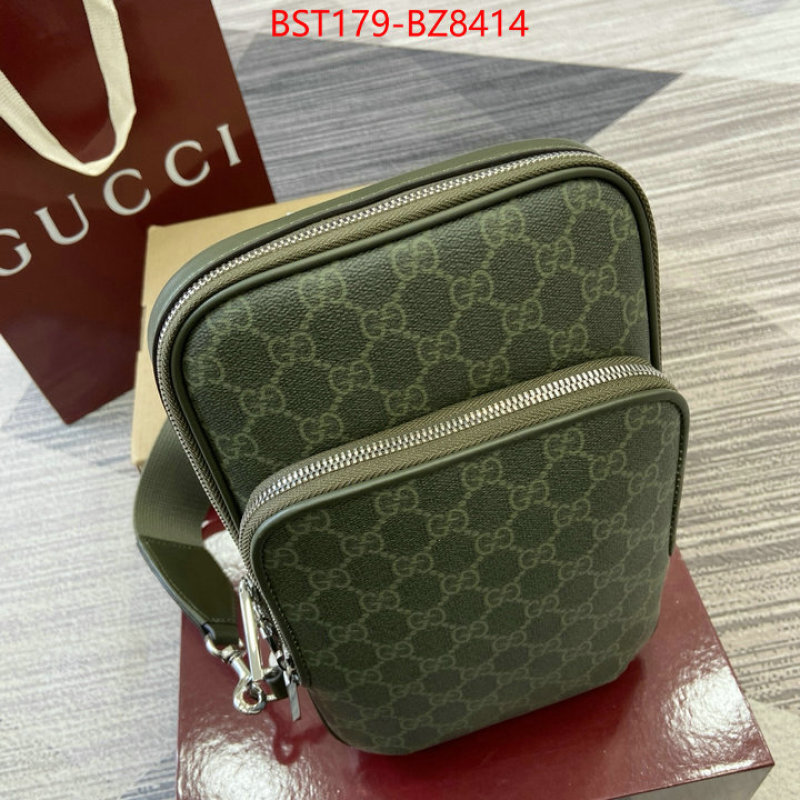 Gucci Bags(TOP)-Crossbody- best quality fake ID: BZ8414 $: 179USD,