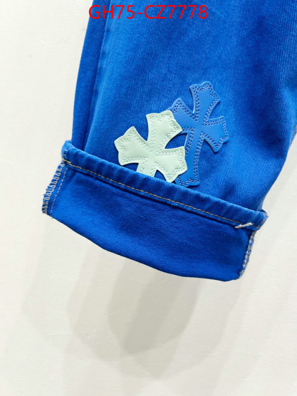 Clothing-Chrome Hearts 7 star replica ID: CZ7778 $: 75USD