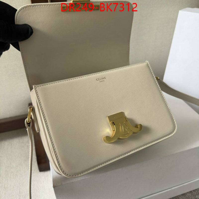 Celine Bags(TOP)-Triomphe Series cheap high quality replica ID: BK7312 $: 249USD,