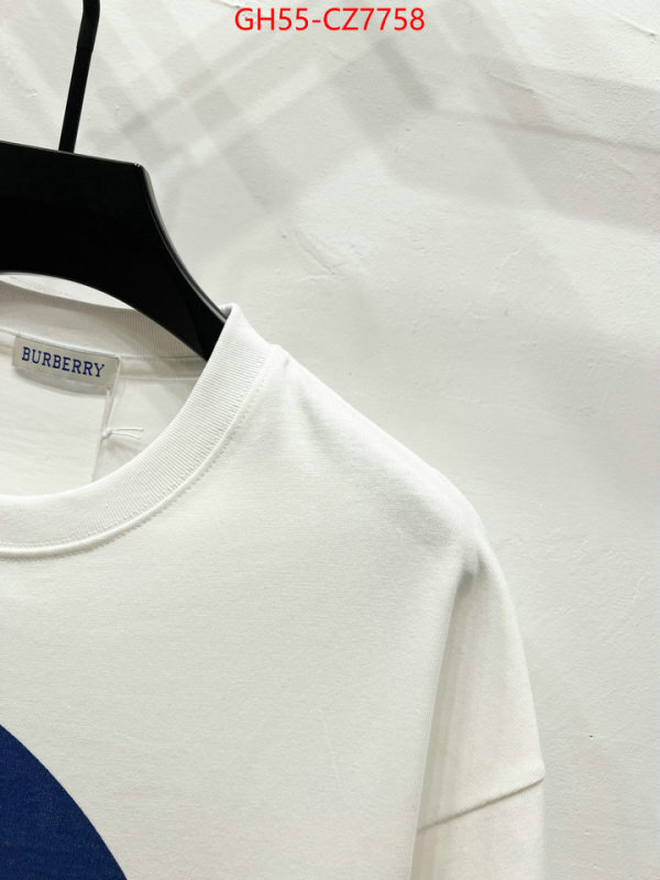 Clothing-Burberry hot sale ID: CZ7758 $: 55USD