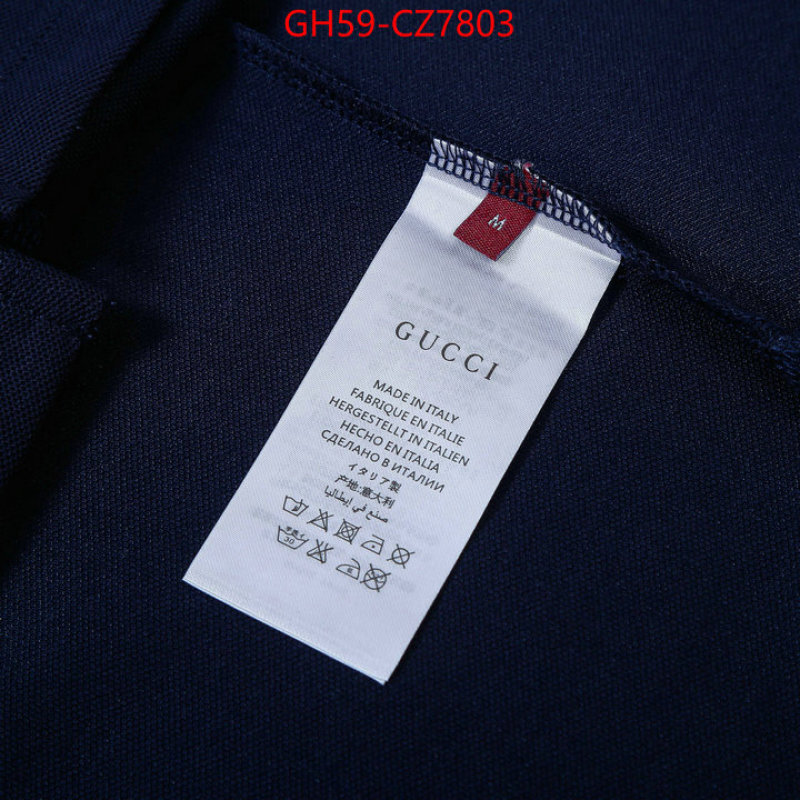 Clothing-Gucci best replica quality ID: CZ7803 $: 59USD