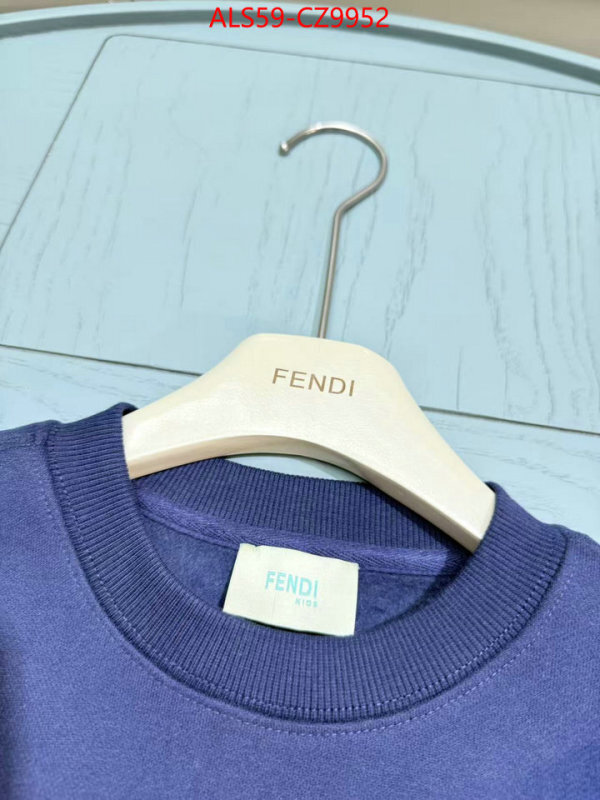 Kids clothing-Fendi designer 1:1 replica ID: CZ9952 $: 59USD