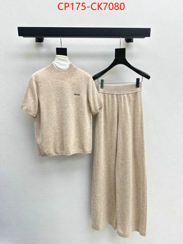Clothing-MIU MIU 7 star replica ID: CK7080 $: 175USD