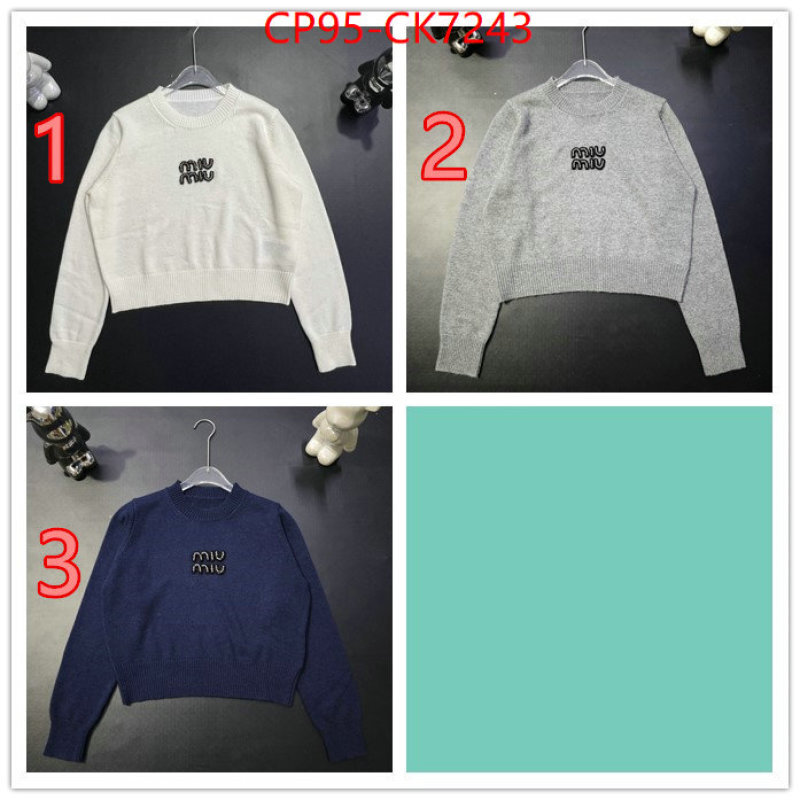 Clothing-MIU MIU aaaaa class replica ID: CK7243 $: 95USD