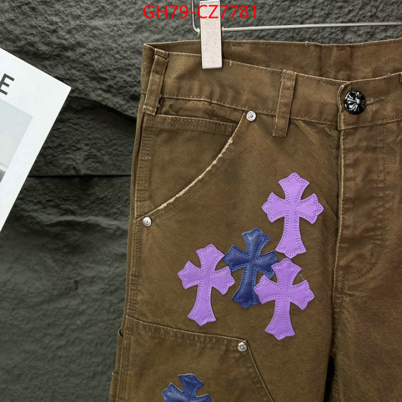 Clothing-Chrome Hearts top ID: CZ7781 $: 79USD
