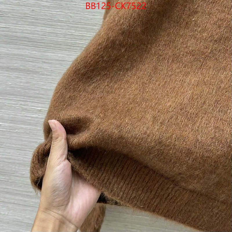 Clothing-YSL 2024 replica wholesale cheap sales online ID: CK7522 $: 125USD