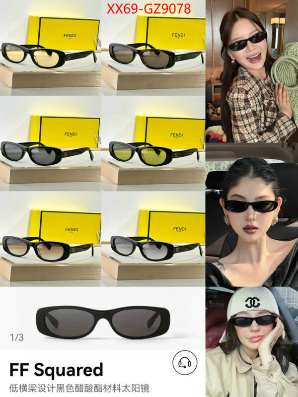 Glasses-Fendi shop now ID: GZ9078 $: 69USD