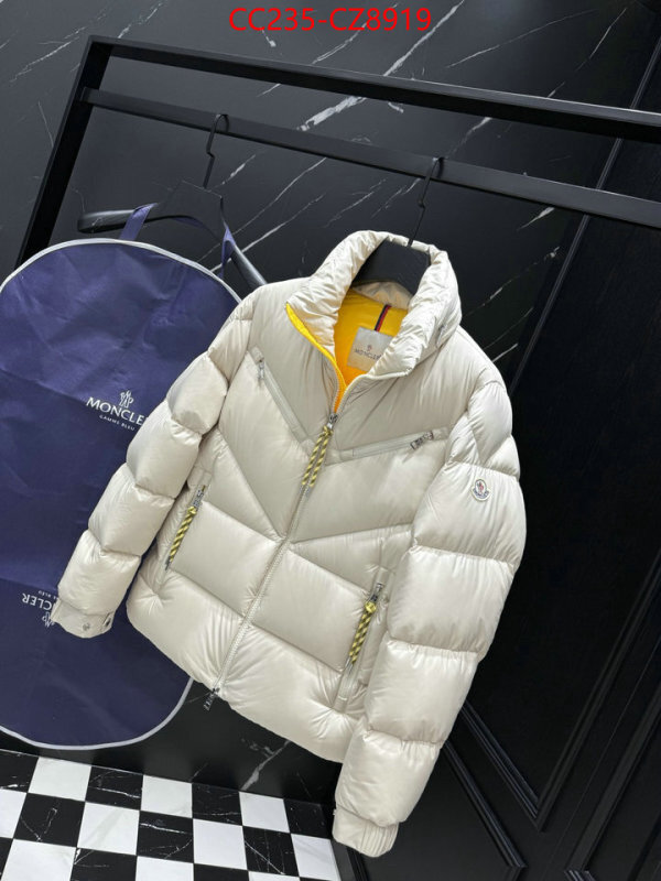 Down jacket Men-Moncler the best ID: CZ8919 $: 235USD