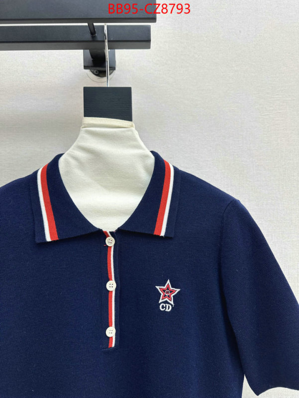 Clothing-Dior designer wholesale replica ID: CZ8793 $: 95USD