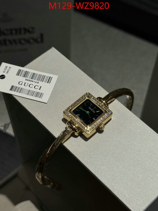 Watch(4A)-Gucci buy cheap ID: WZ9820 $: 129USD