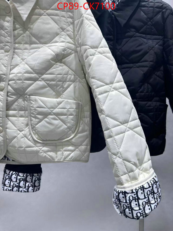 Clothing-Dior wholesale imitation designer replicas ID: CK7100 $: 89USD