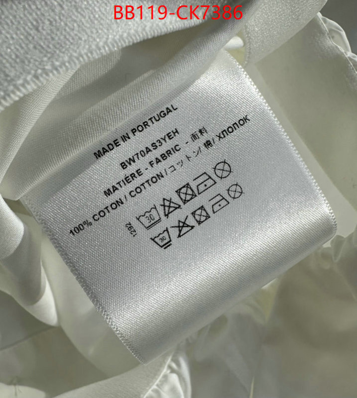 Clothing-Givenchy best replica 1:1 ID: CK7386 $: 119USD