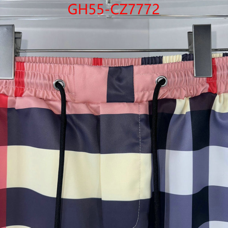 Clothing-Burberry the quality replica ID: CZ7772 $: 55USD