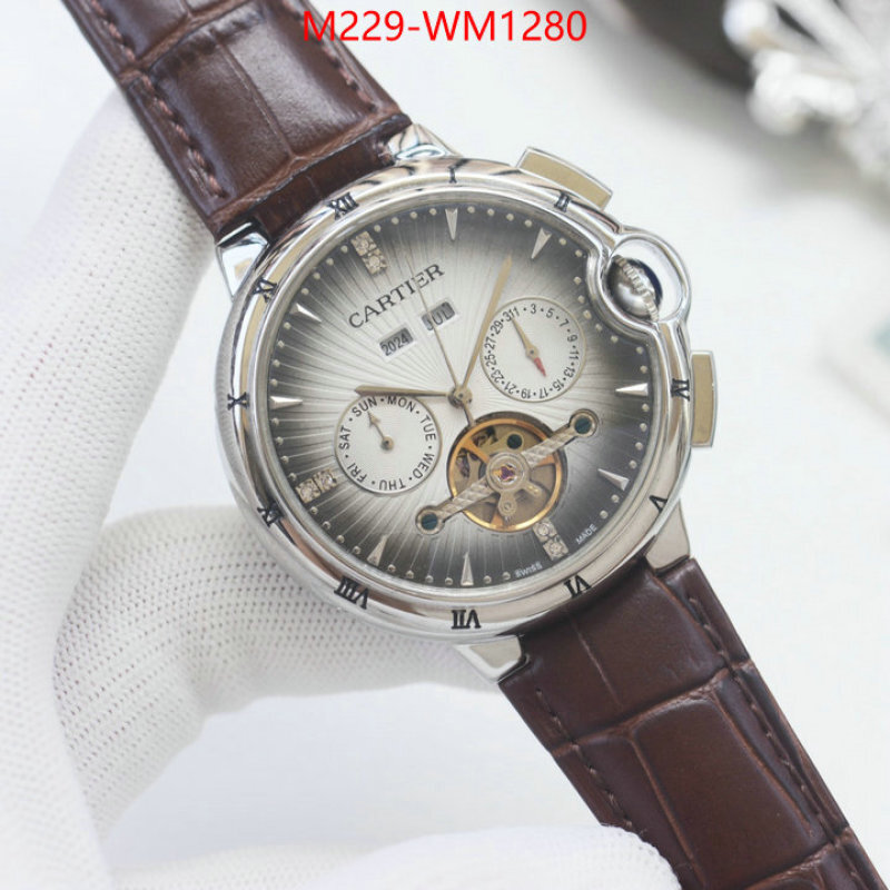 Watch(TOP)-Cartier designer high replica ID: WM1280 $: 229USD