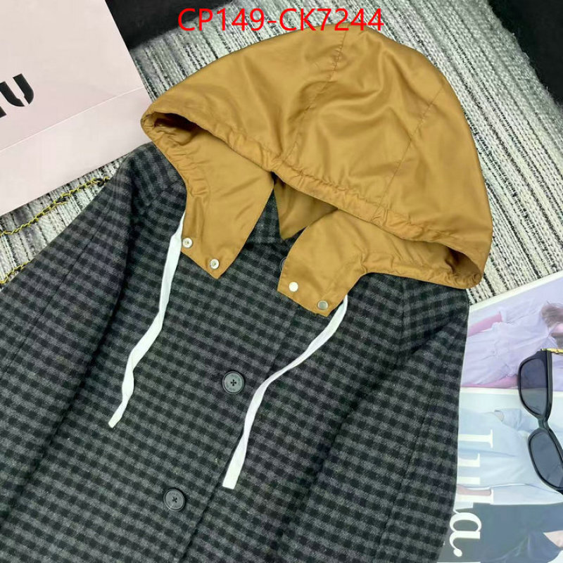Clothing-MIU MIU aaaaa+ quality replica ID: CK7244 $: 149USD